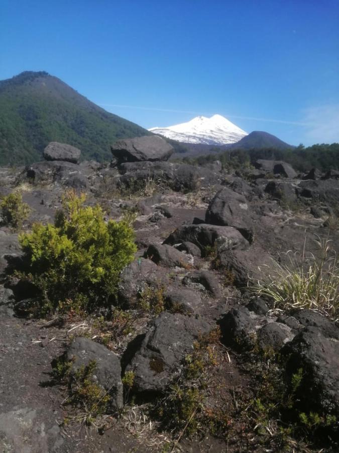 Cabana May Pao, Para 3 En Melipeuco Cerca Del Parque Nacional Conguillio מראה חיצוני תמונה